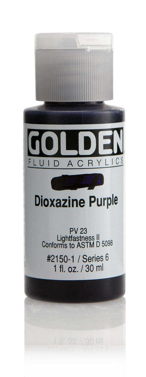 FLUID ACRYLIC PAINT  DIOX PURPLE 1OZ